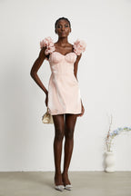 Rosalie korse mini elbise