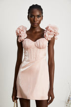 Rosalie korse mini elbise