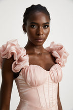 Rosalie korse mini elbise