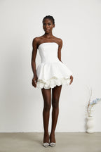 Lucie straplez korse mini elbise