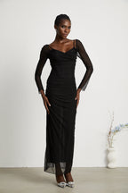 Marilyn maksi elbise