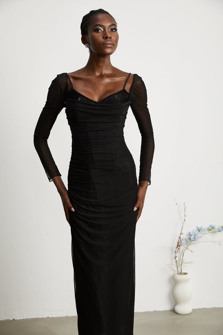 Marilyn maksi elbise