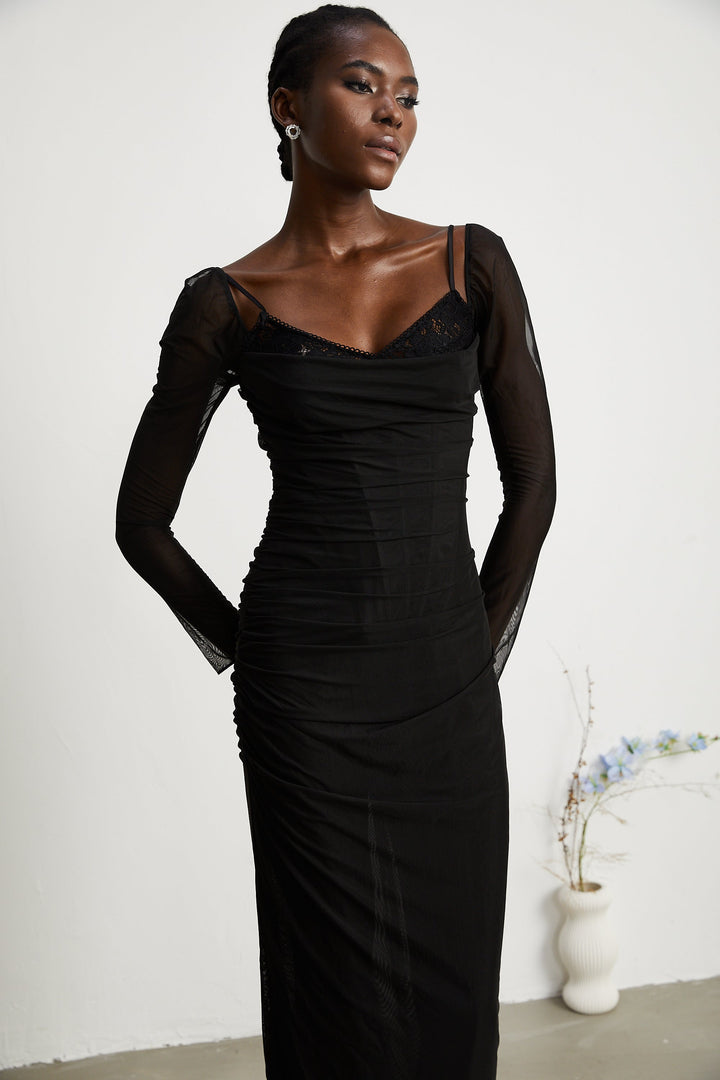 Marilyn maksi elbise