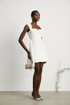 Solange kurdele mini elbise