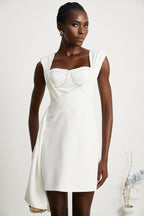 Solange kurdele mini elbise