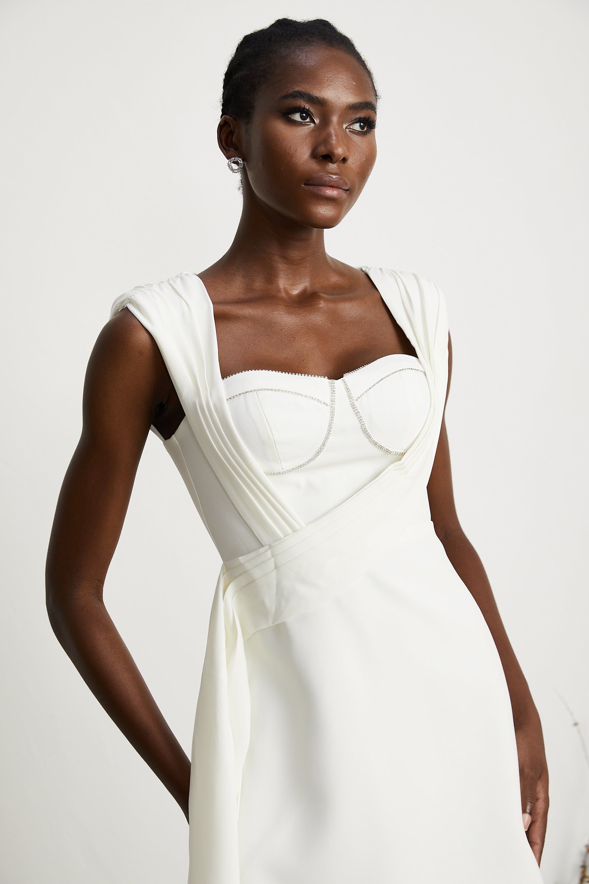 Solange kurdele mini elbise