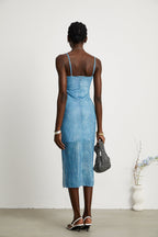 Pénélope fiyonk midi elbise