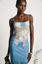 Pénélope fiyonk midi elbise