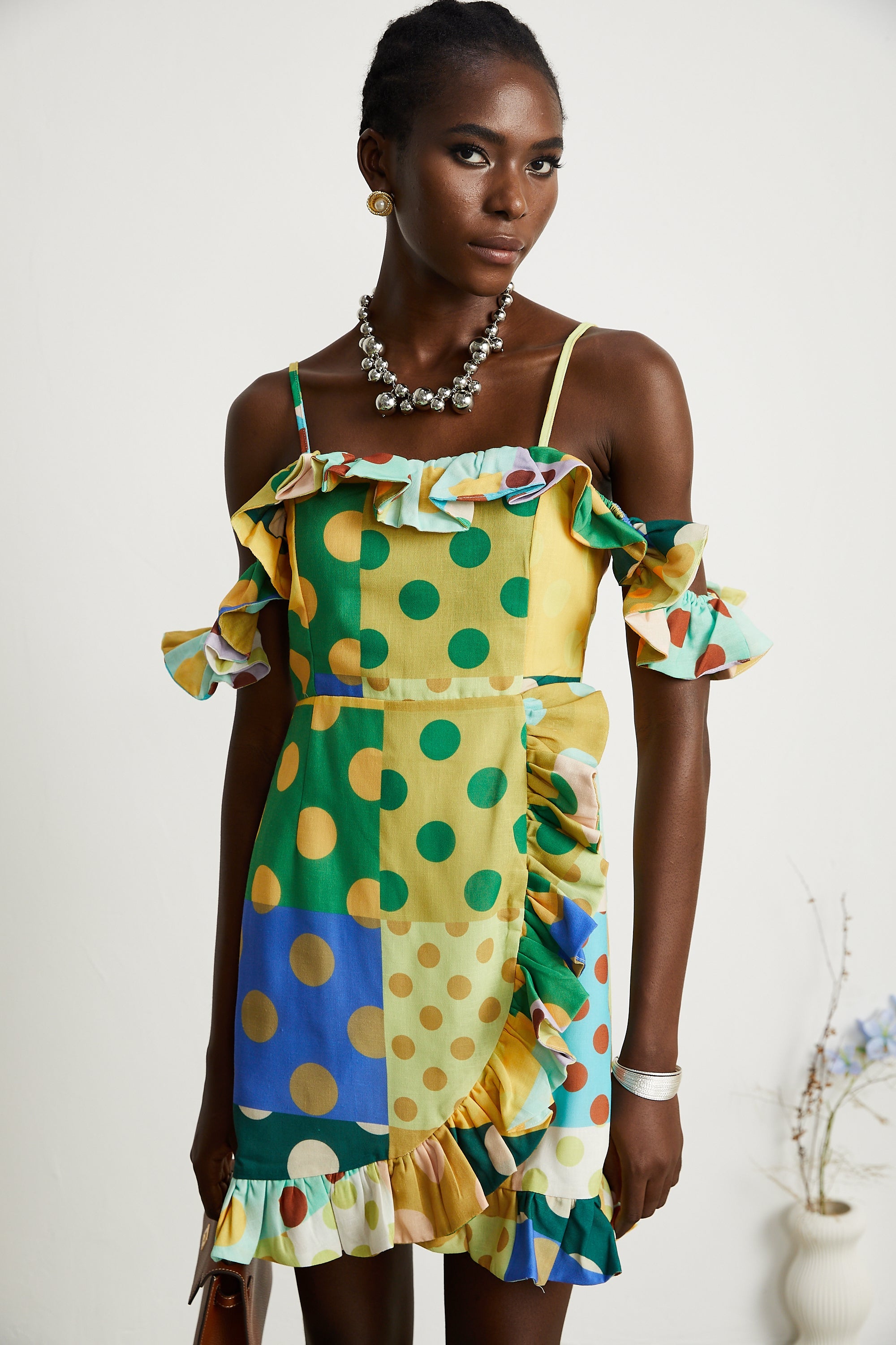 Aurore mini elbise