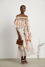 Capucine midi elbise