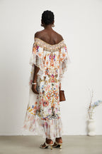 Capucine midi elbise