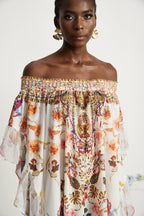 Capucine midi elbise