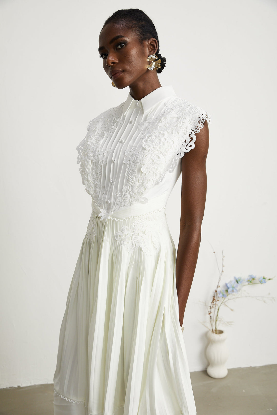 Avalon midi elbise