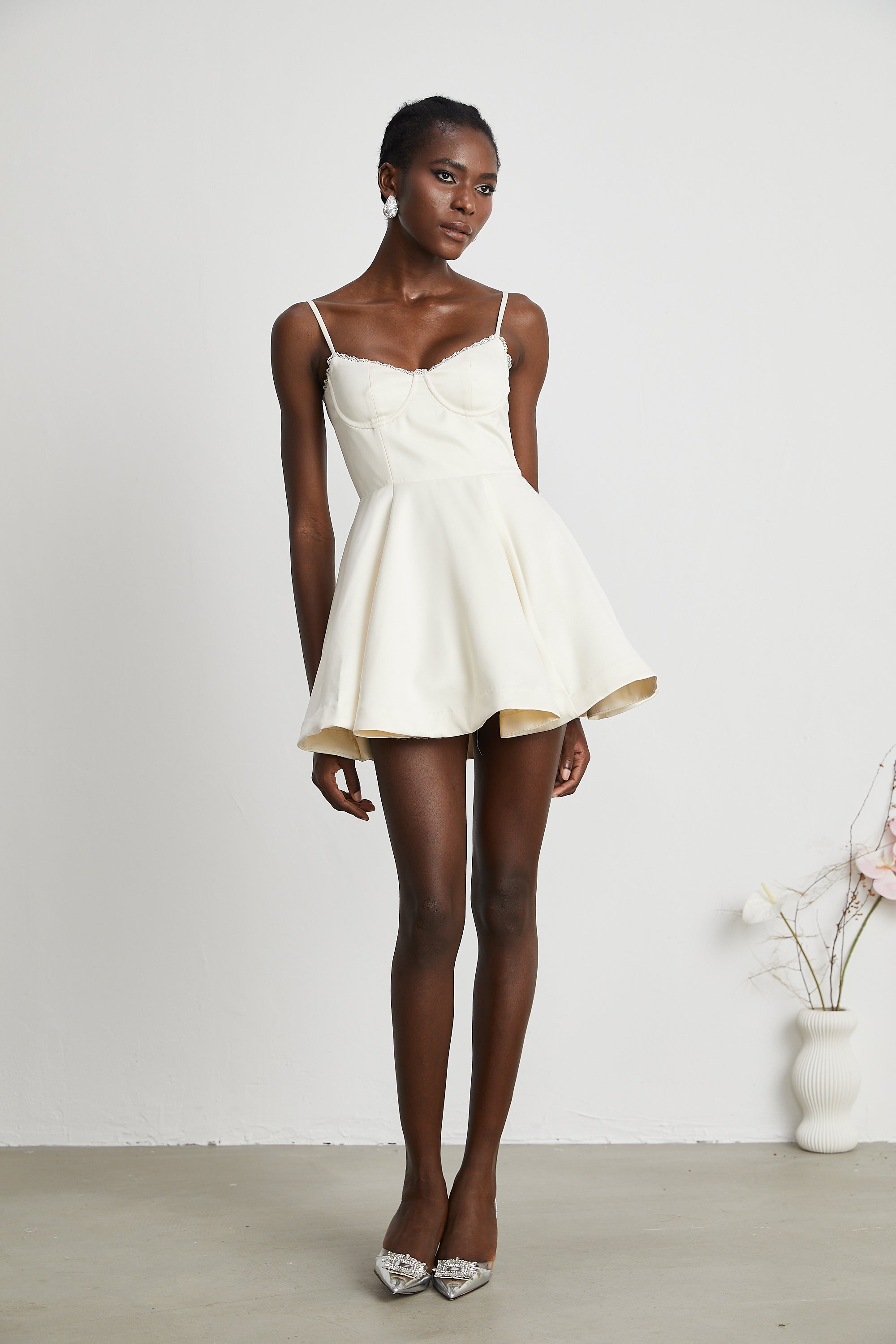 Saira tül mini elbise