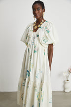 Cyrielle desen midi elbise