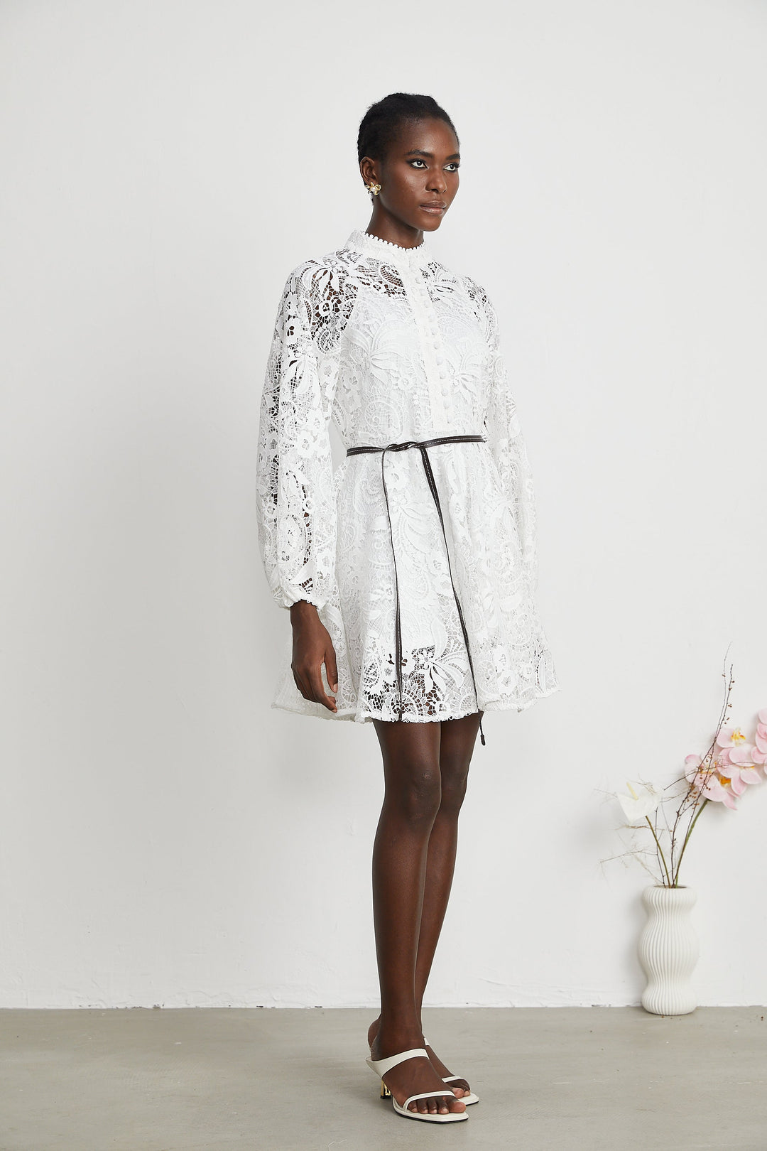 Camelliera mini elbise