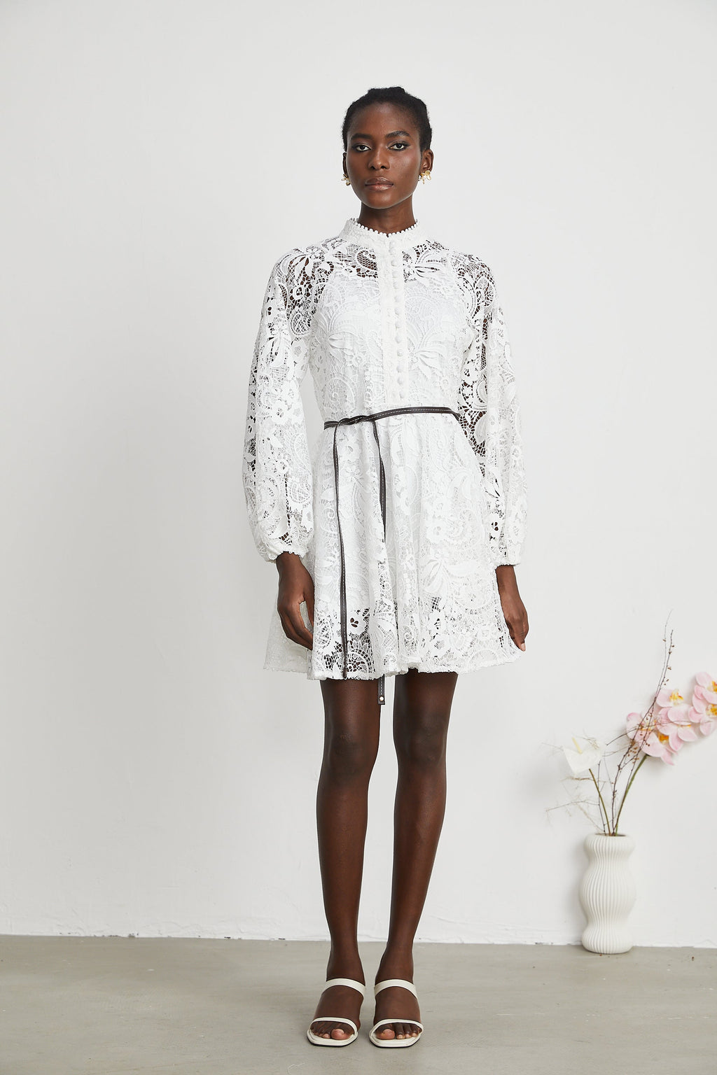 Camelliera mini elbise