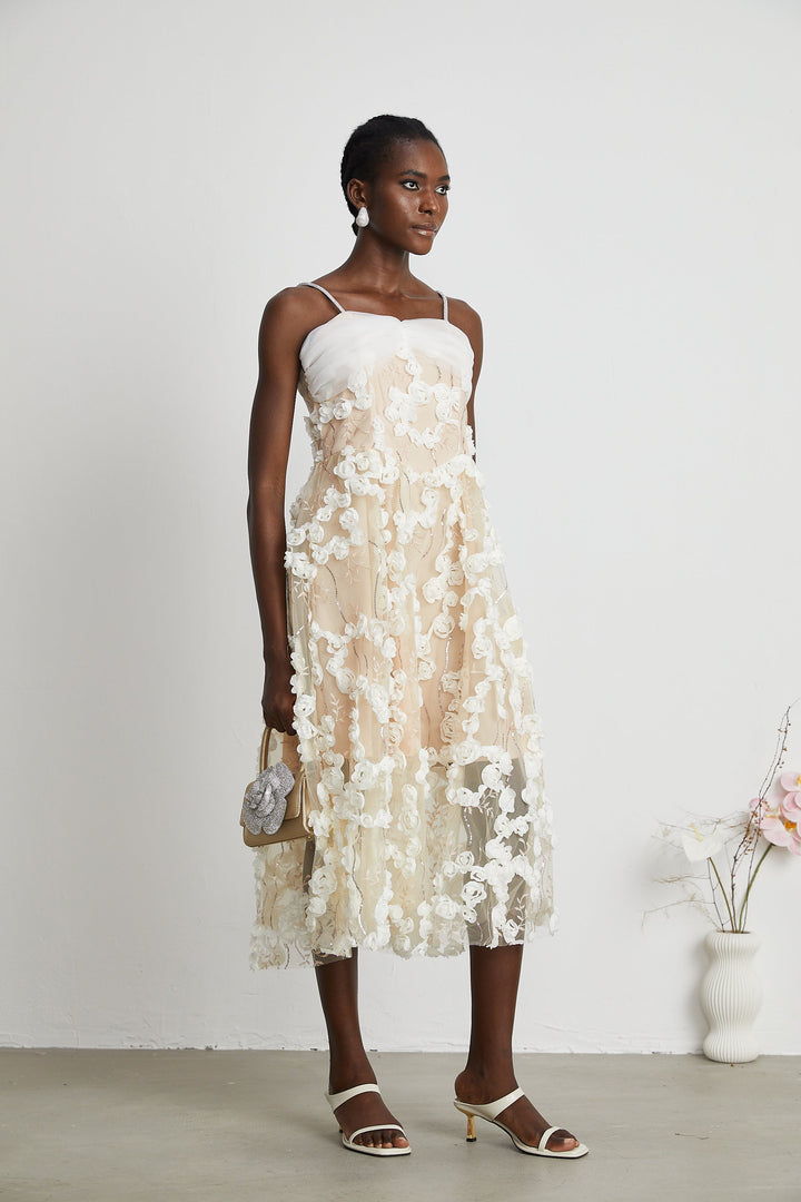 Jacqueline midi elbise