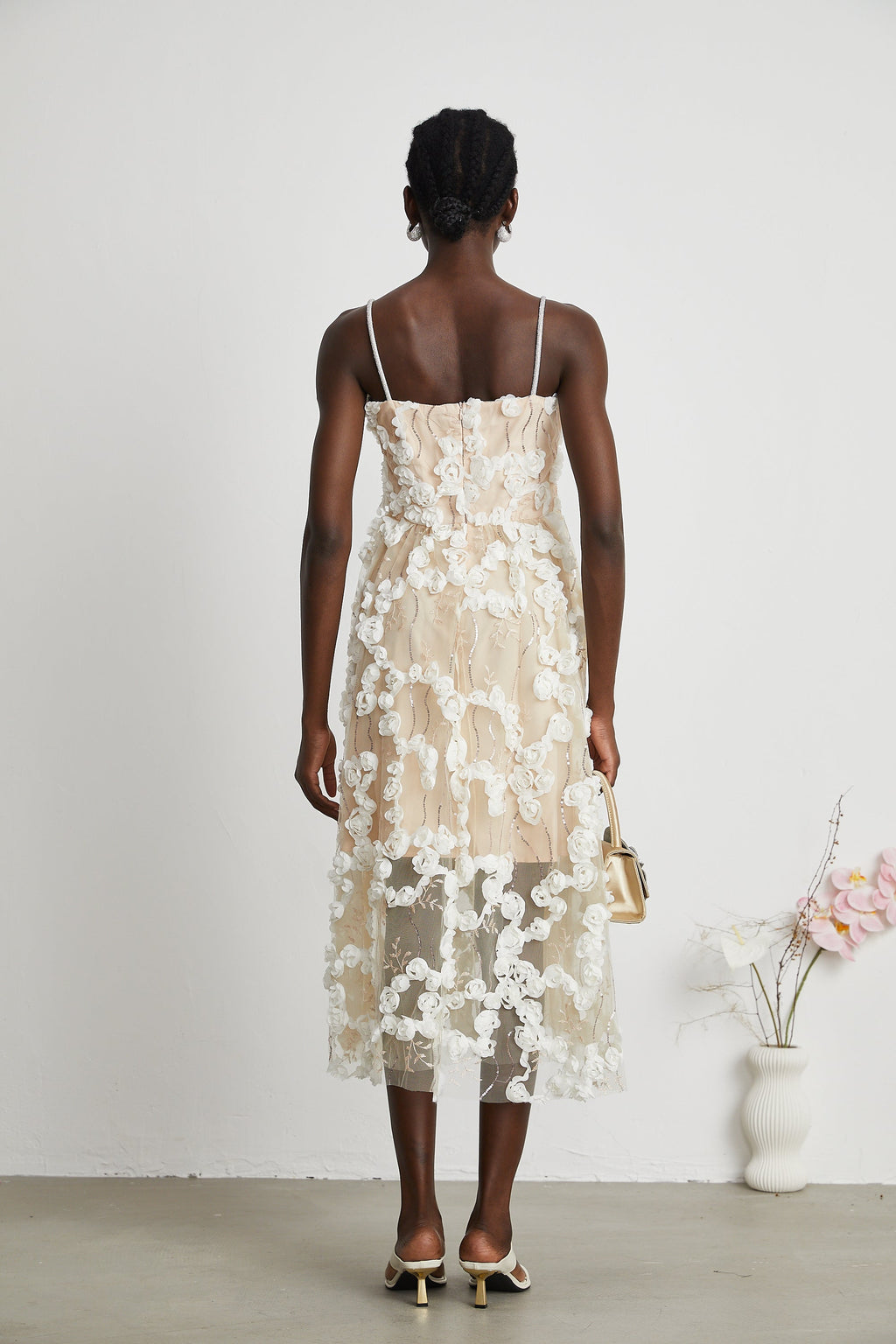 Jacqueline midi elbise