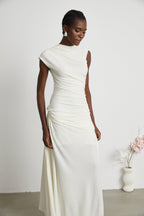 Lanetta örgü midi elbise