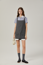 Isabelle kolsuz mini elbise