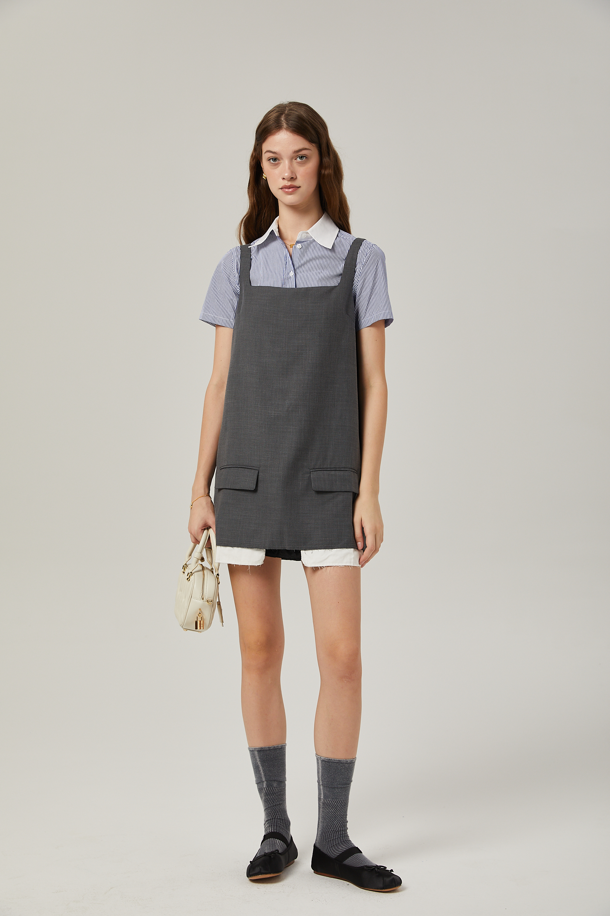 Isabelle kolsuz mini elbise