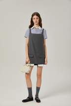 Isabelle kolsuz mini elbise