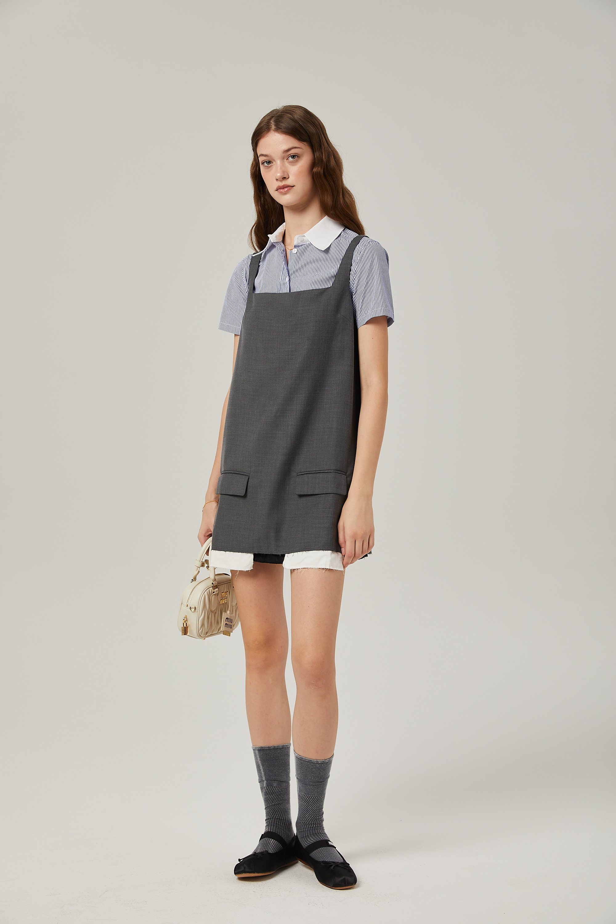 Isabelle kolsuz mini elbise