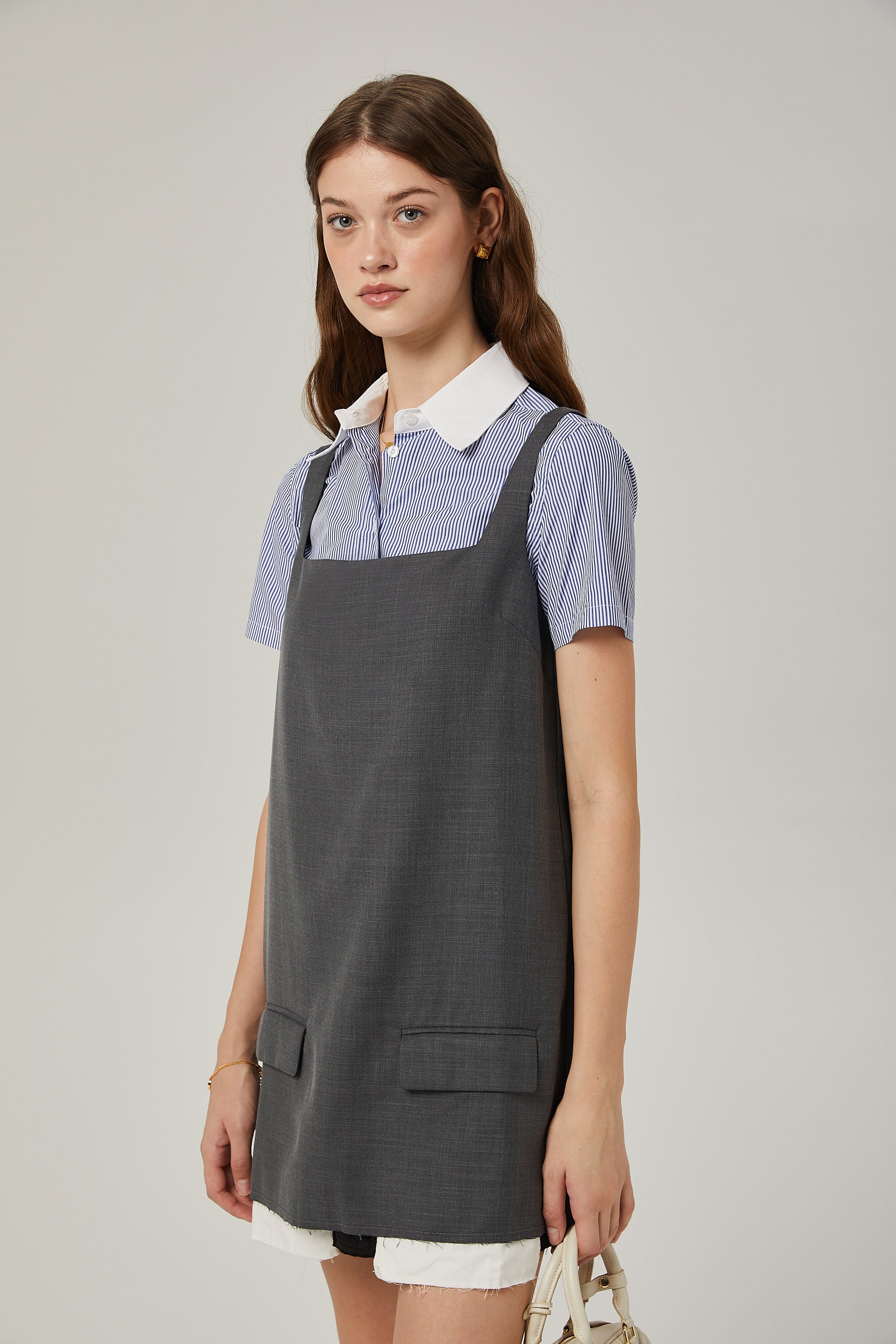 Isabelle kolsuz mini elbise