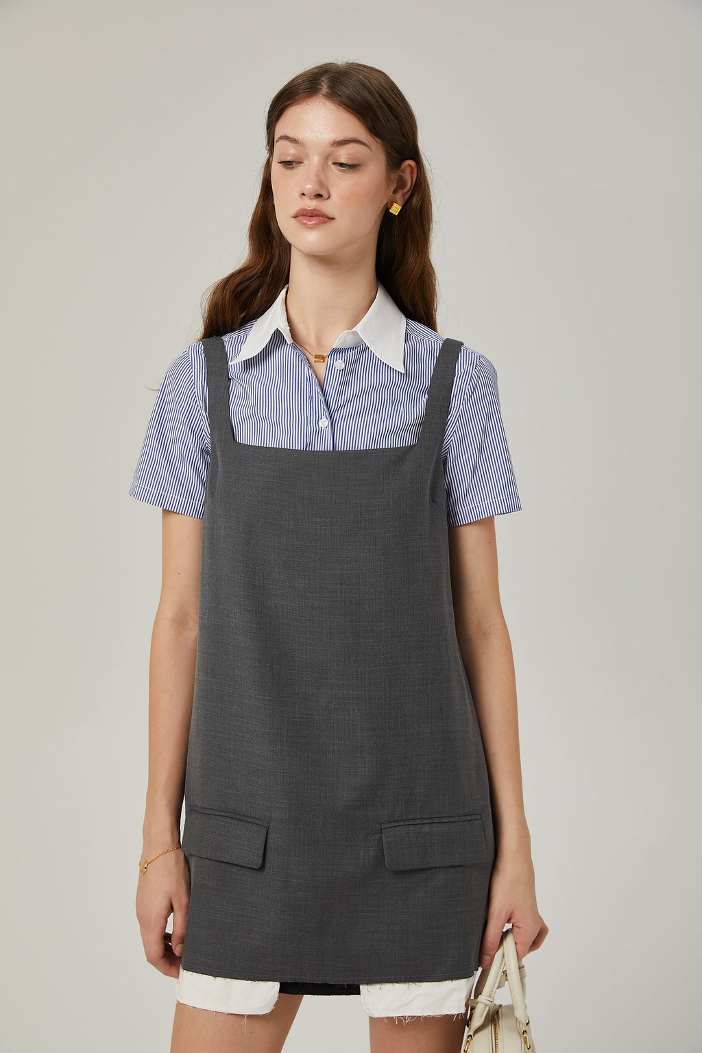 Isabelle kolsuz mini elbise