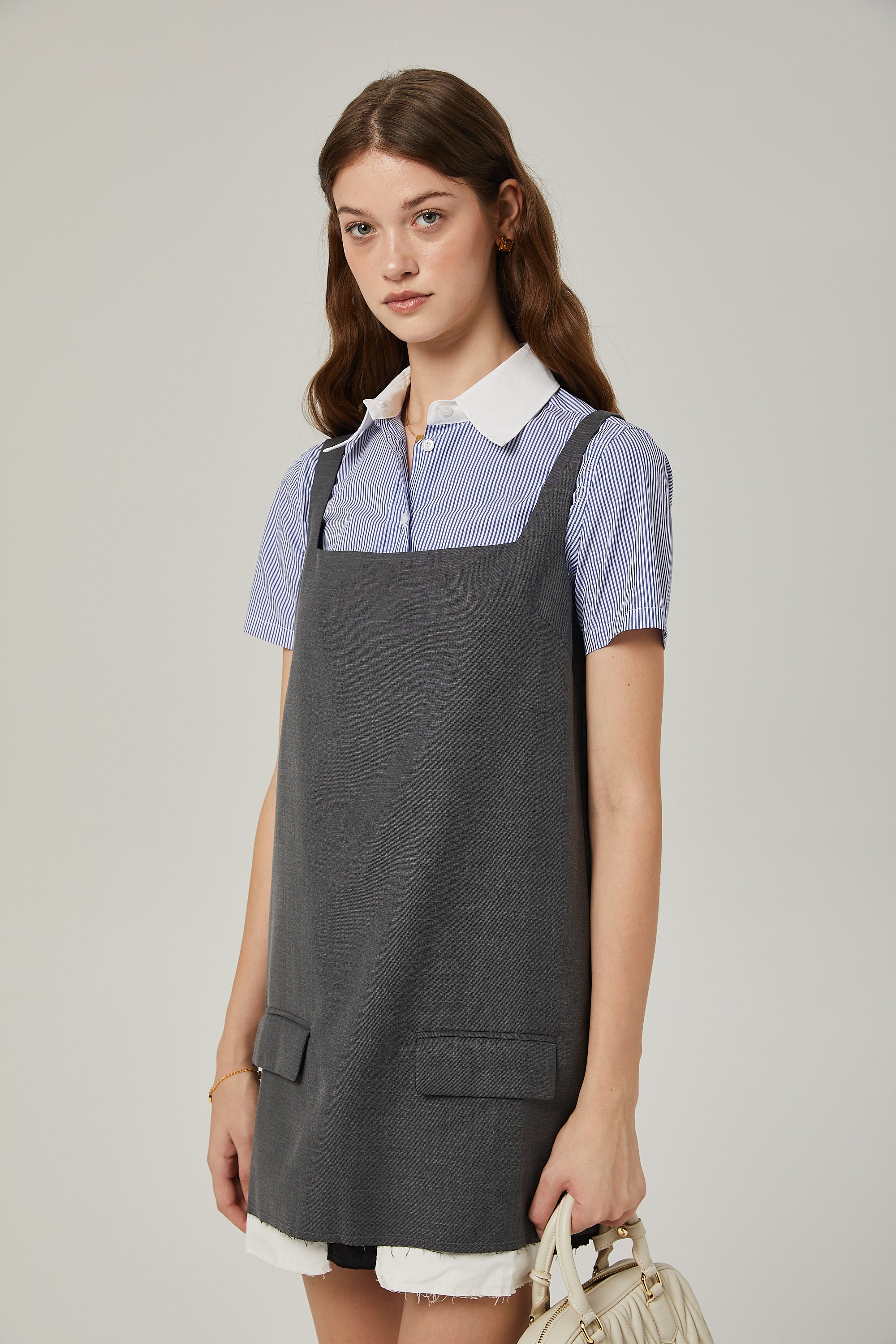 Isabelle kolsuz mini elbise