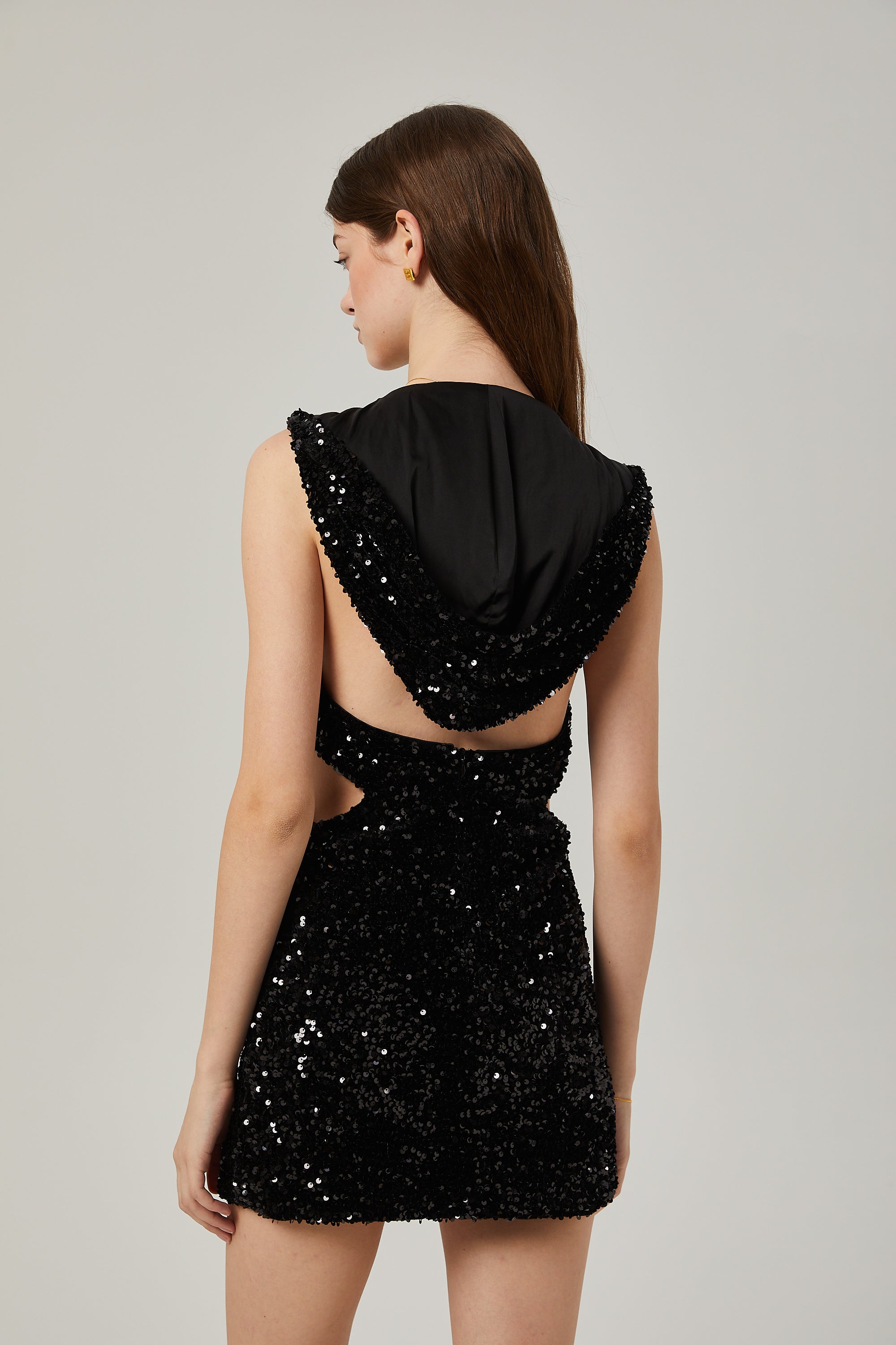 Kalena payetli mini elbise