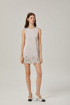 Raquel boncuk mini elbise