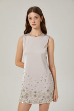 Raquel boncuk mini elbise