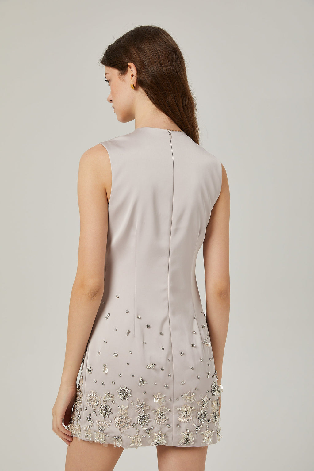 Raquel boncuk mini elbise