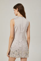 Raquel boncuk mini elbise