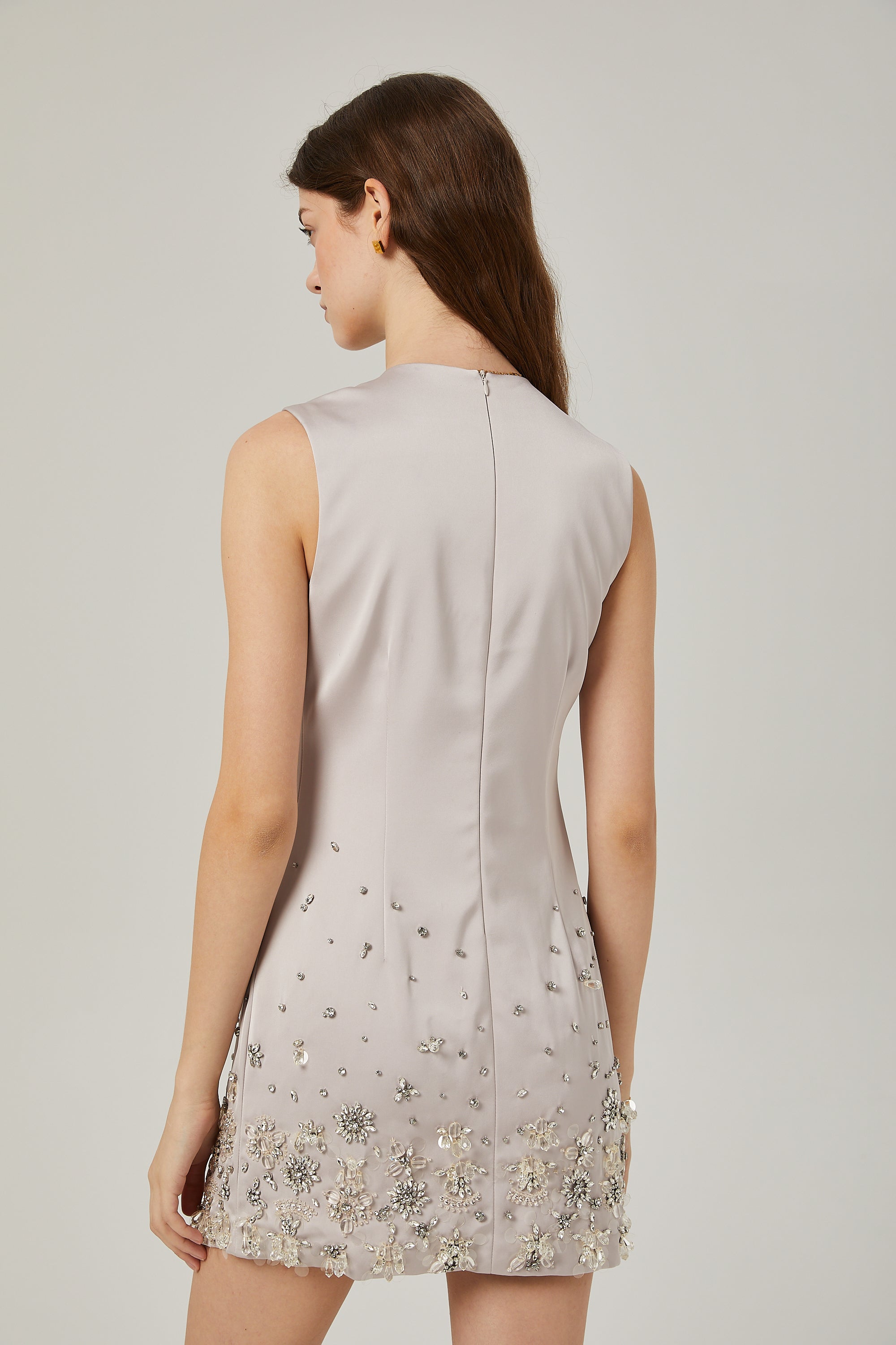 Raquel boncuk mini elbise