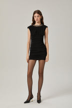 Imani kristal mini elbise