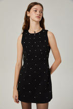 Pénélope kristal mini elbise