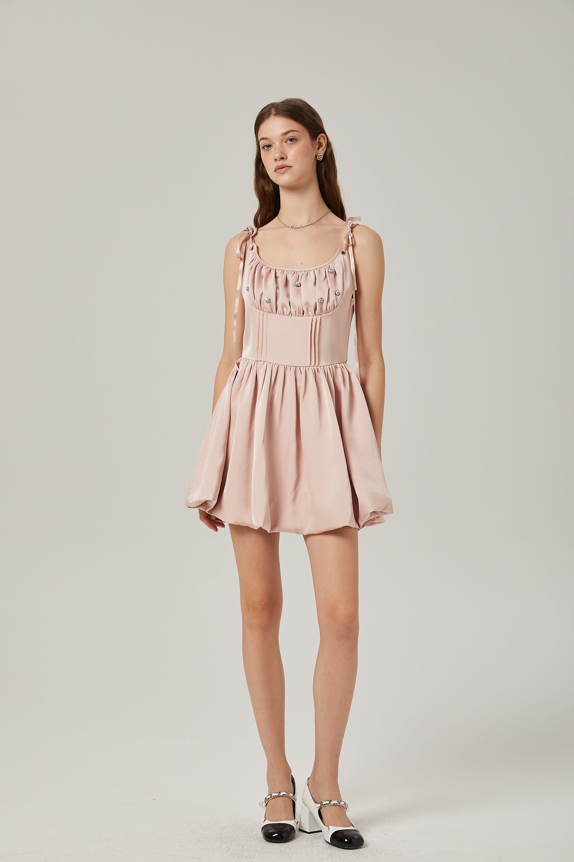 Axelle kristal mini elbise