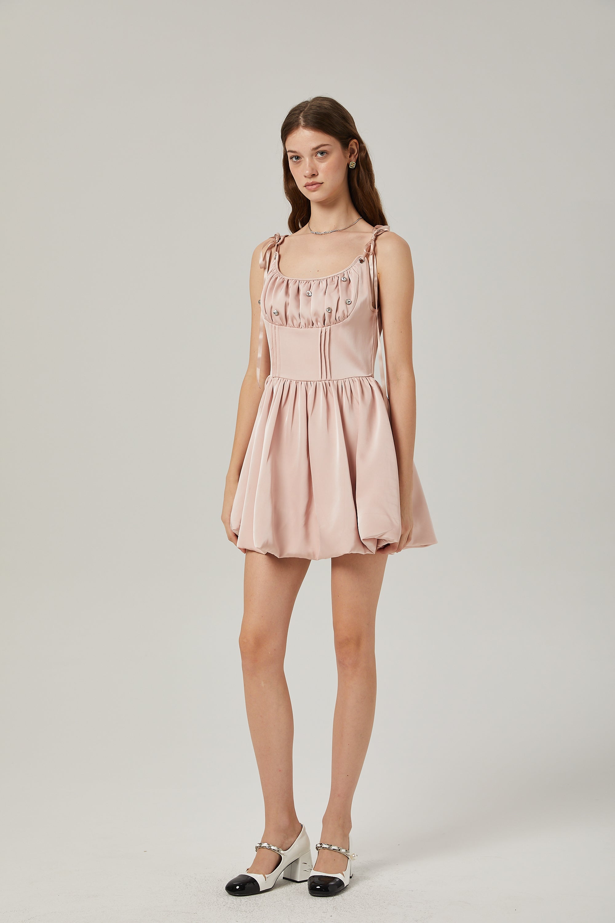 Axelle kristal mini elbise