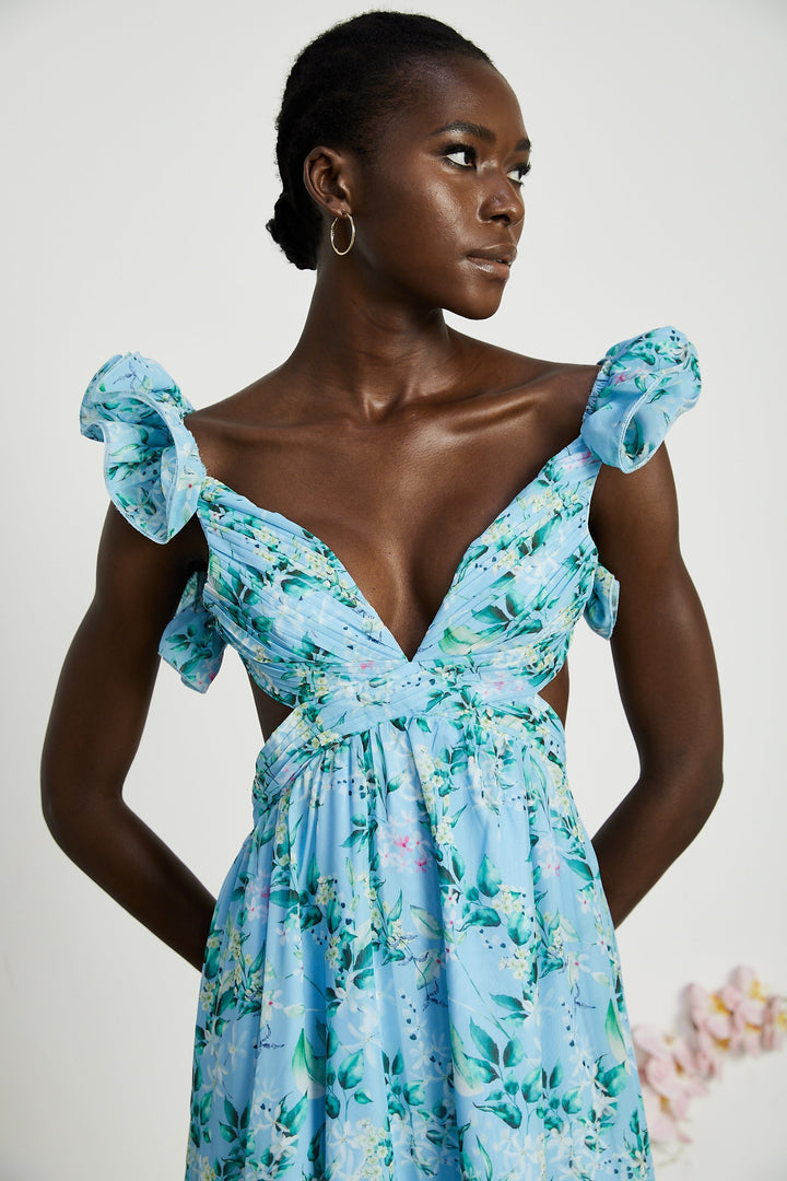 Adèle maksi elbise
