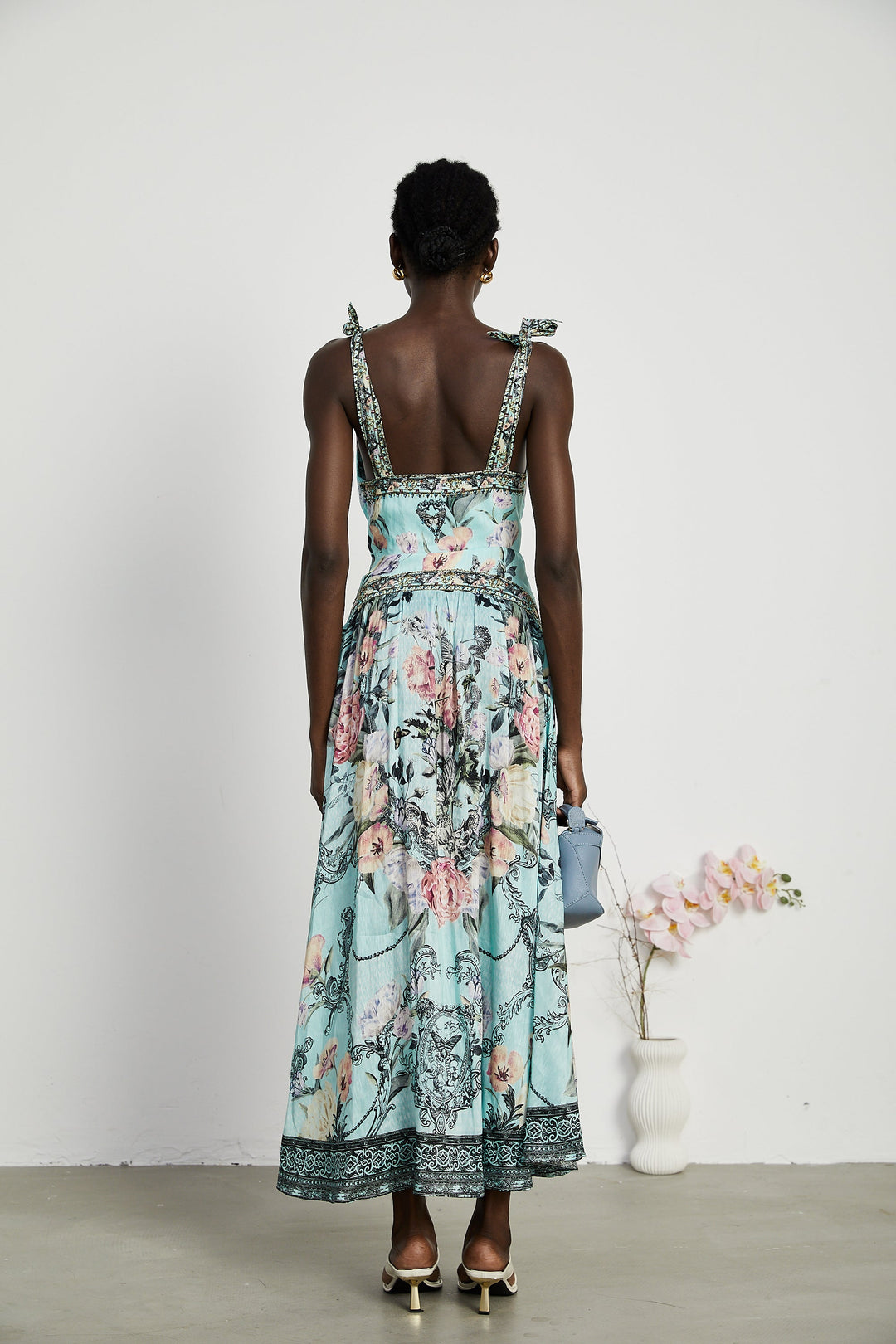 Saira midi elbise
