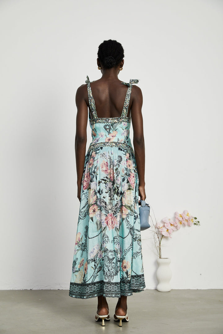 Saira midi elbise