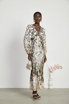 Tallulah dekolteli maksi elbise