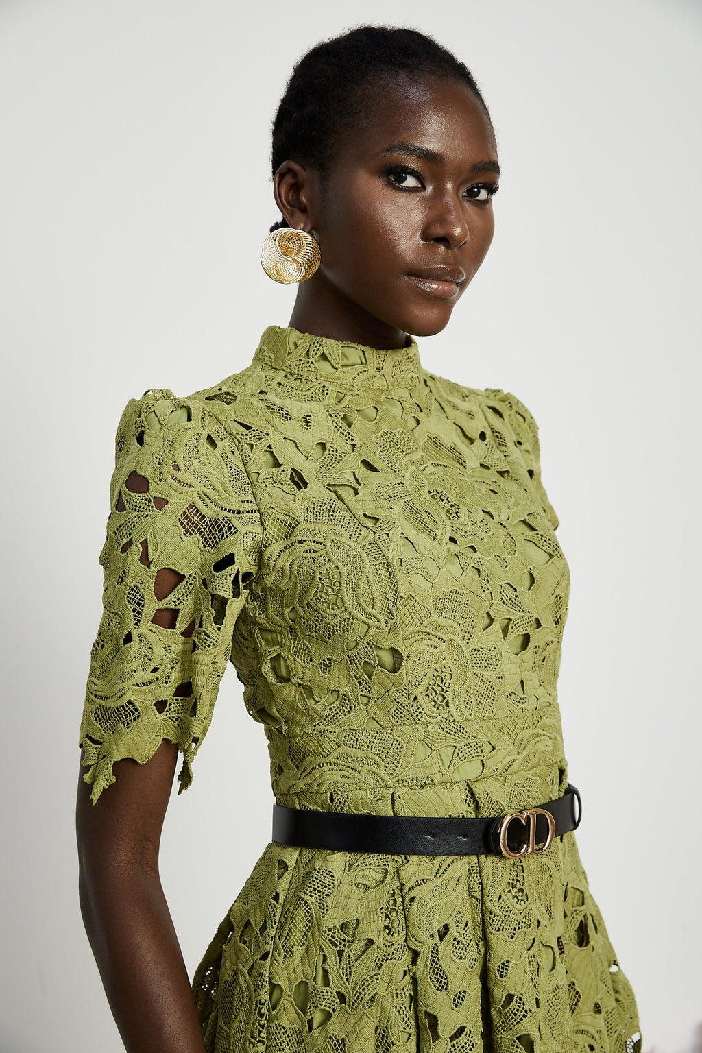 Valérie kuşaklı mini elbise