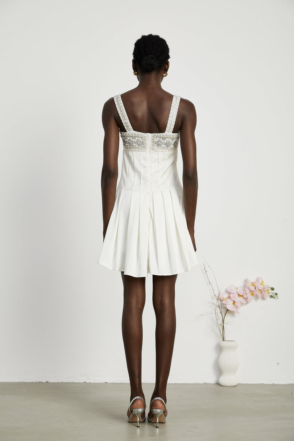 Joséphine kristal mini elbise