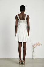 Joséphine kristal mini elbise