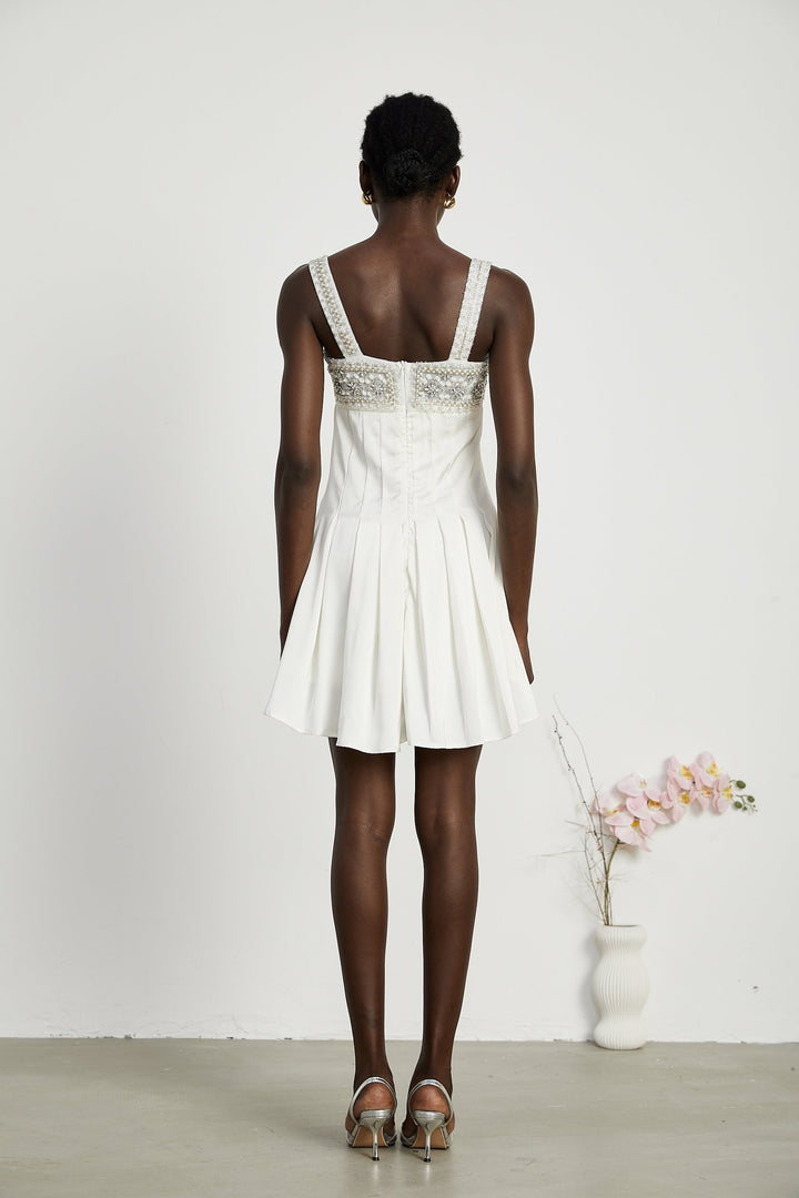 Joséphine kristal mini elbise