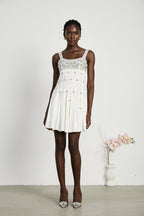 Joséphine kristal mini elbise